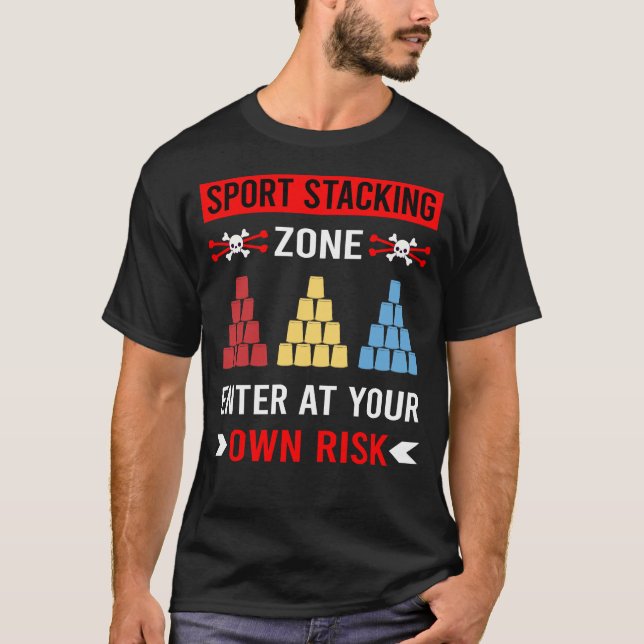 Sport Stacking Cup Stacking Speed Stacking Cups T-Shirt (Front)