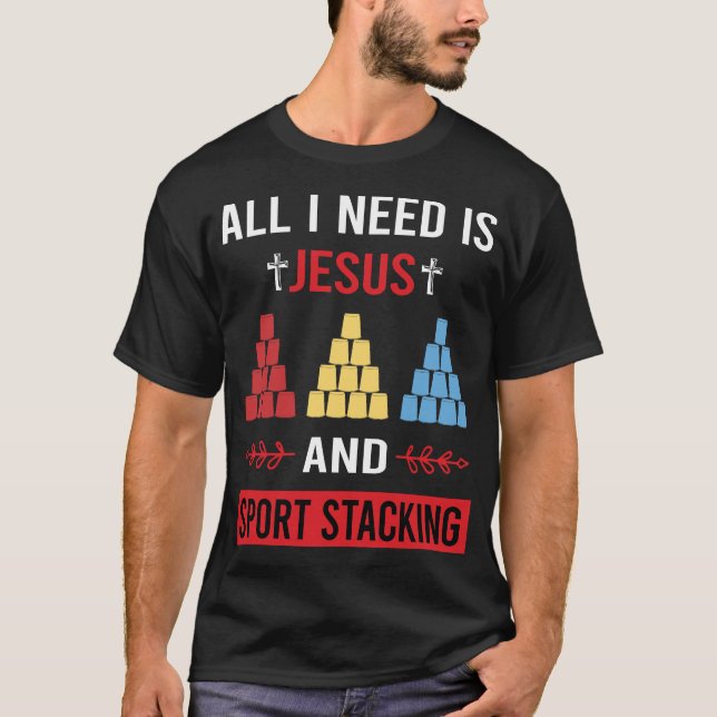 Sport Stacking Cup Stacking Speed Stacking Cups T-Shirt (Front)