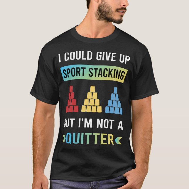 Sport Stacking Cup Stacking Speed Stacking Cups T-Shirt (Front)