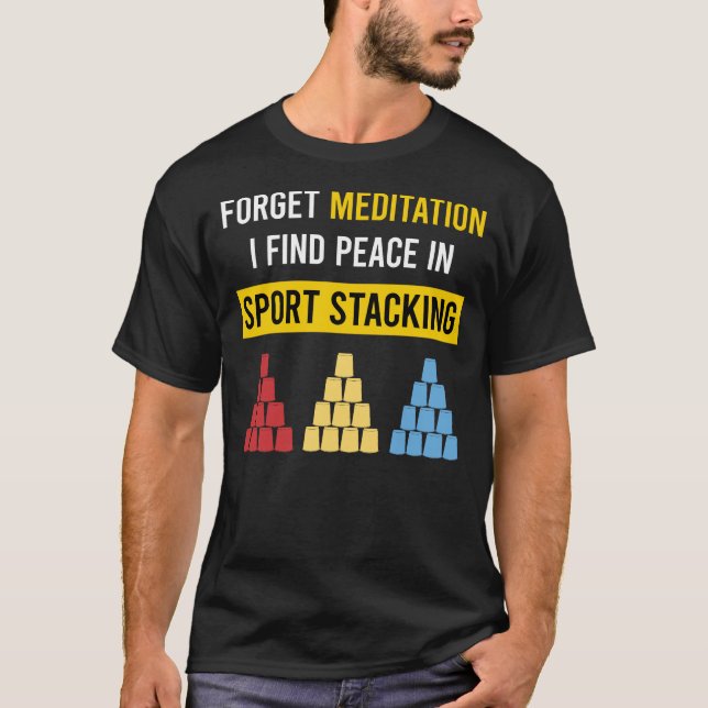Sport Stacking Cup Stacking Speed Stacking Cups T-Shirt (Front)