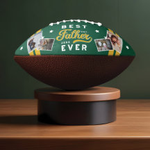 Sport Style Green Emblem Best Dad Ever Photo