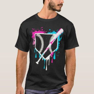Sport Team Cool Baseball Home Plate Drip With Spri T-Shirt