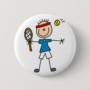 Sport Tennis Button