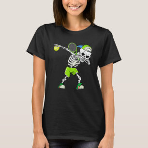 Sport Tennis Skeleton Men Boys Kids Halloween Cost T-Shirt