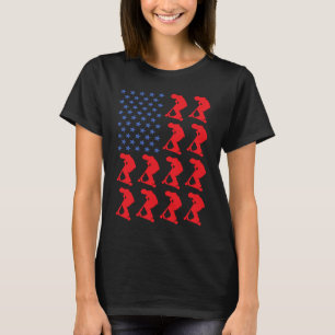 Sport Us Flag Scooter  2 T-Shirt