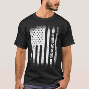 Sport Us Flag Sprint Car Racing 1 T-Shirt