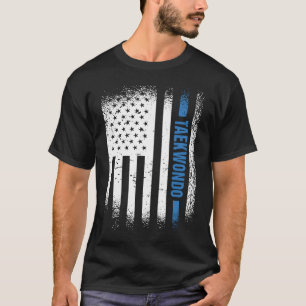Sport Us Flag Taekwondo  2 T-Shirt