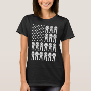 Sport Us Flag Taekwondo T-Shirt