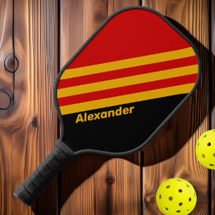 Sport Vintage Capital City Stripes with Name Pickleball Paddle