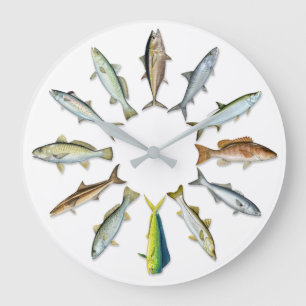 Sportfish Wall Clock