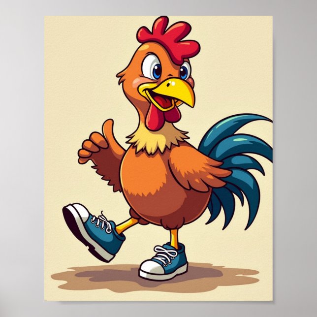 Sporting chicken  poster (Front)
