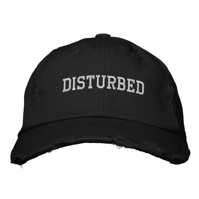 Sporting Goods Golf Accessories Baseball DISTURBED Embroidered Hat (Front)
