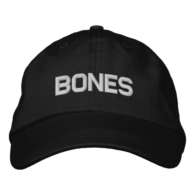 Sporting Goods Golf Accessories BONES Style Embroidered Hat (Front)