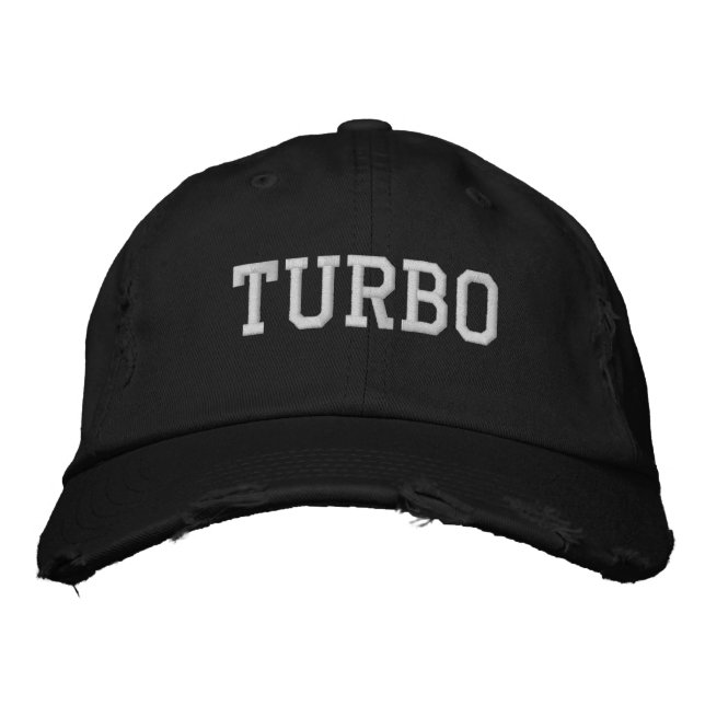 Sporting Goods Golf Baseball TURBO Embroidered Hat (Front)