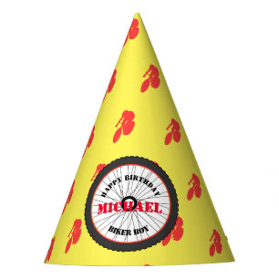Sporting Happy Birthday Biker Boy Party Hat