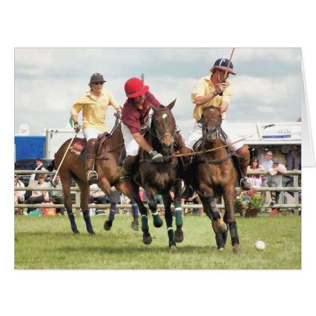 SPORTING HORSES CARD (Front Horizontal)