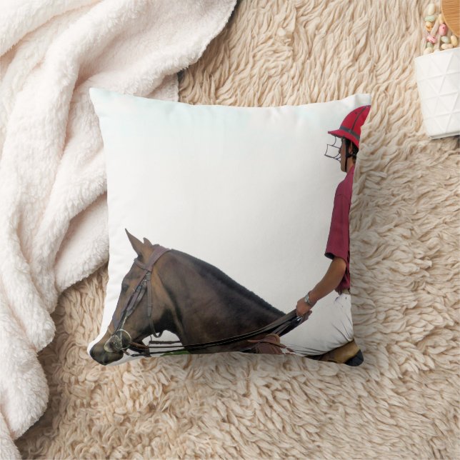 SPORTING HORSES CUSHION (Blanket)