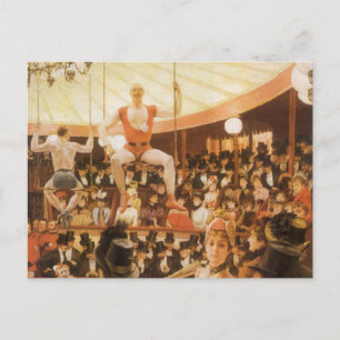 Sporting Ladies (aka Circus Lover) by James Tissot Postcard