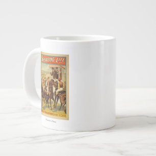 Sporting Life - The Great English Derby Theatre Large Coffee Mug