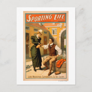 Sporting LifeBoxer Boxing Theatre Poster Postcard