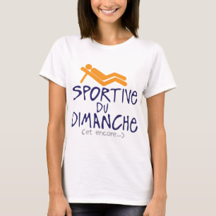 sporting_quote_of_sunday_sunbathing_humor_ T-Shirt
