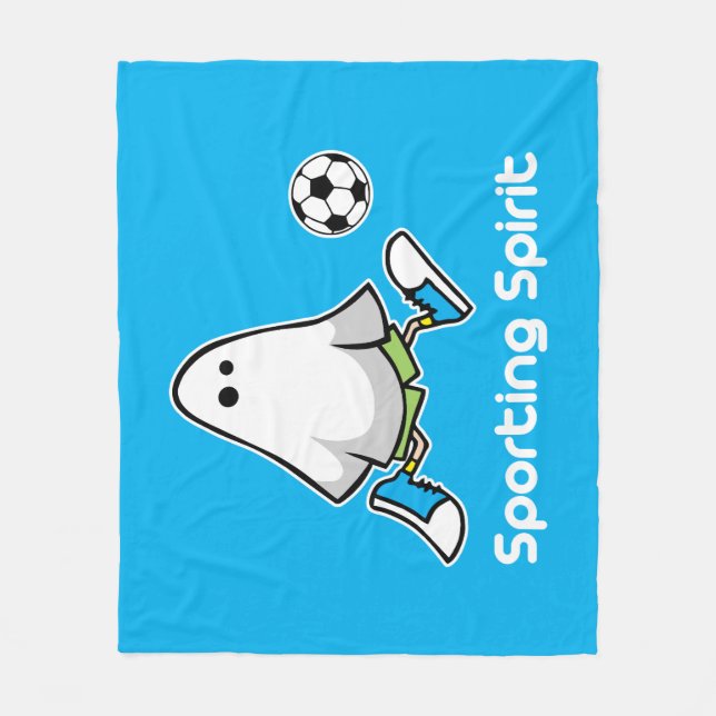 Sporting Spirit Fleece Blanket (Front)