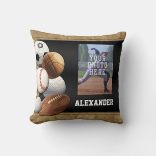 Sports All-Star Custom Photo/Name Pillow