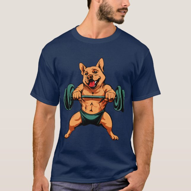 Sports Animals Dog T-Shirt (Front)