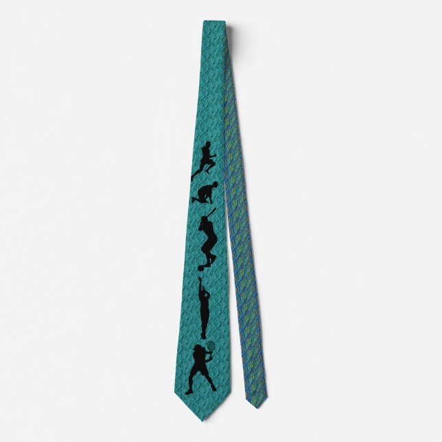 SPORTS AQUA  UNIQUE TIE (Front)
