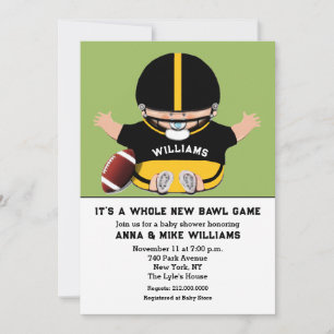 Sports Baby Shower Invitation