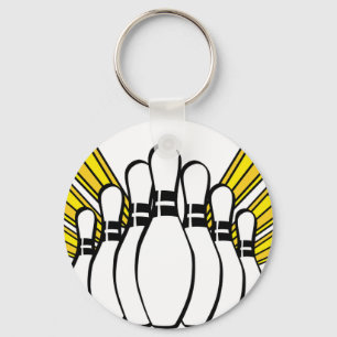 Sports Ball Bowling Coach Team Game Strike Key Ring