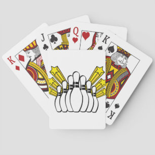 Sports Ball Bowling Coach Team Game Strike Playing Cards