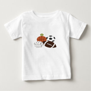 sports ball illustration baby T-Shirt