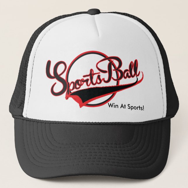 Sports Ball! Trucker Hat (Front)