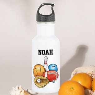 Sports Balls Personalised 532 Ml Water Bottle