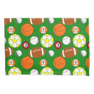 Sports Balls Pillowcase