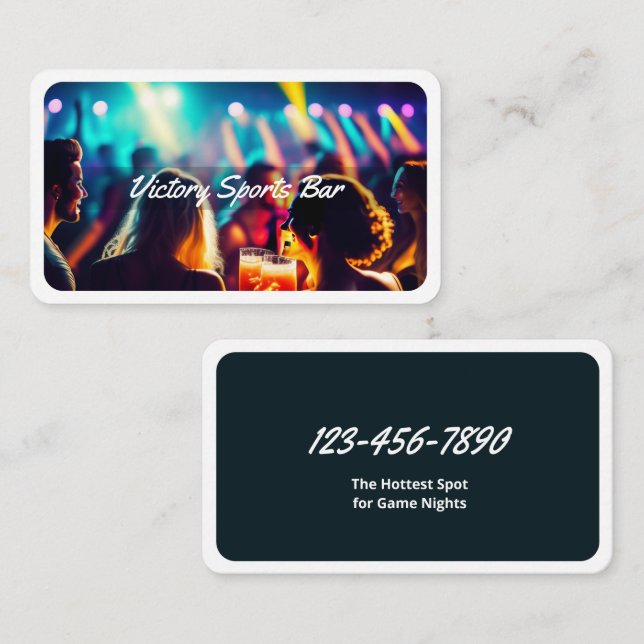 Sports Bar Business Card (Front/Back)