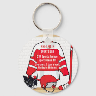 Sports Bar promotional advertising Key Ring