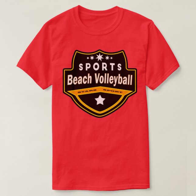 Sports Beach Volleyball1 T-Shirt (Design Front)