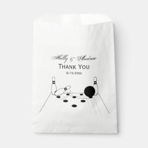 Sports Bowling Ball and Pins Favour Bag