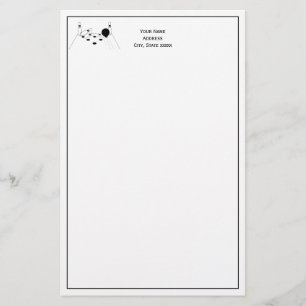 Sports Bowling Ball and Pins Stationery