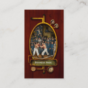 Sports - Boxing - The Second round 1896 Business Card