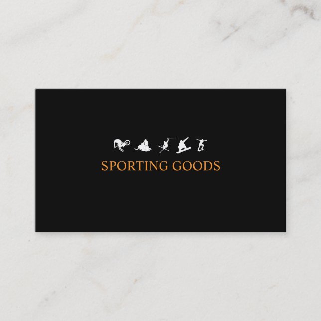 Sports Business Card (Front)