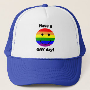 Sports Cap--Have a Gay Day! Trucker Hat