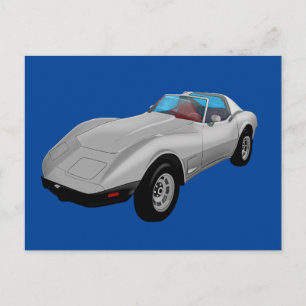 SPORTS CAR 1970'S 1980'S VINTAGE POSTCARDS