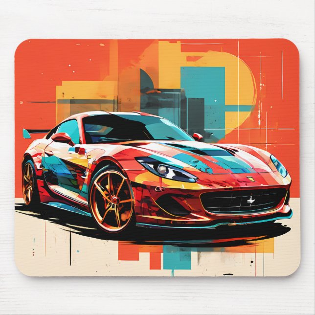 sports car #6 mouse pad (Front)