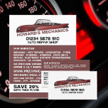 Sports Car, Auto Mechanic & Repairs Advertising Flyer<br><div class="desc">Sports Car,  Auto Mechanic & Repairs Advertising Flyers By The Business Card Store.</div>