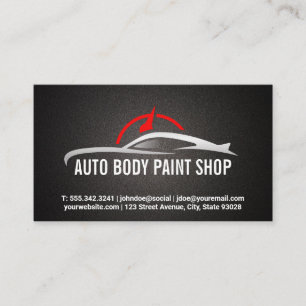 Sports Car   Auto Services Logo Business Card