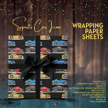 Sports Car Icon Wrapping Paper Sheets<br><div class="desc">Sports Car Icon Wrapping Paper Sheets / Designed with passion,  made with care,  and packaged with love!</div>