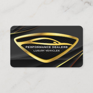 Sports Car Logo   Auto Services Industry Business Card